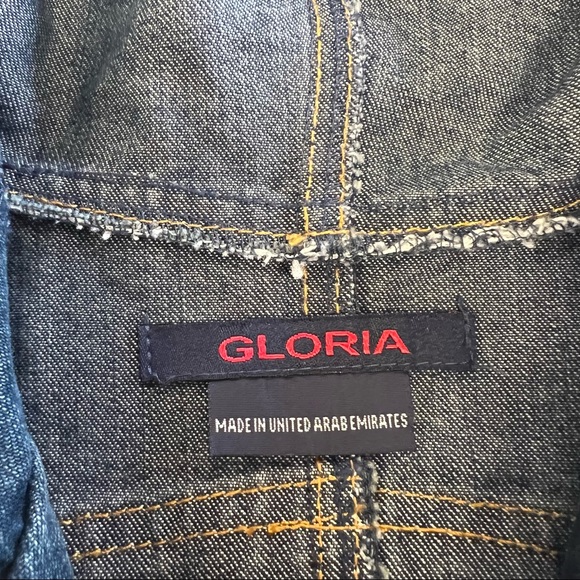 Hooded jean vest NWT - Picture 11 of 12